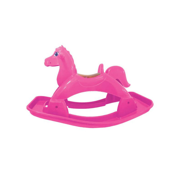 Лошадка-качалка Doloni Toys 05550/5 Малиновая Лошадка-качалка Doloni Toys 05550/5 Малиновая