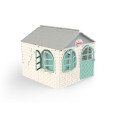 ігровий Домик со шторками Doloni Toys 02550/5 Бело-Бирюзовий