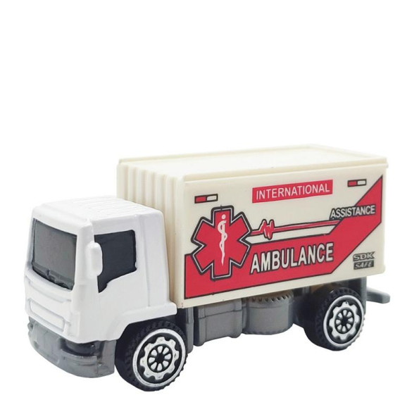 Машинка игрушечная Спецтехника АвтоПром 7637 масштаб 1:64, металлическая (Ambluance) Машинка игрушечная Спецтехника АвтоПром 7637 масштаб 1:64, металлическая (Ambluance)