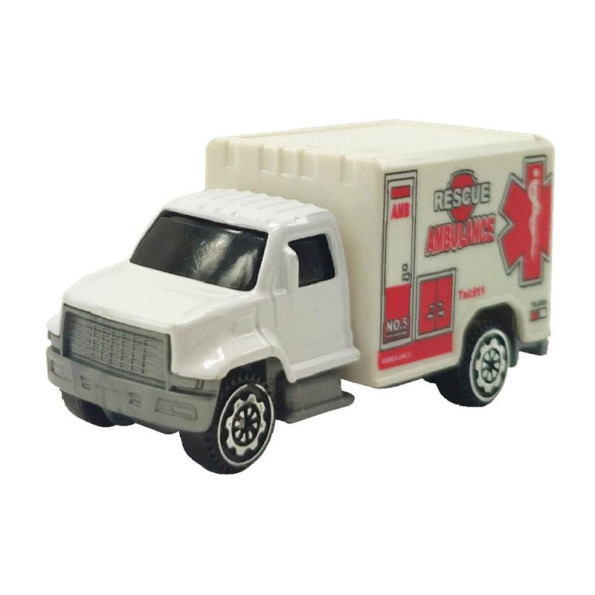 Машинка Іграшкова Спецтехника АвтоПром 7637 масштаб 1:64, металева (Ambluance 5)