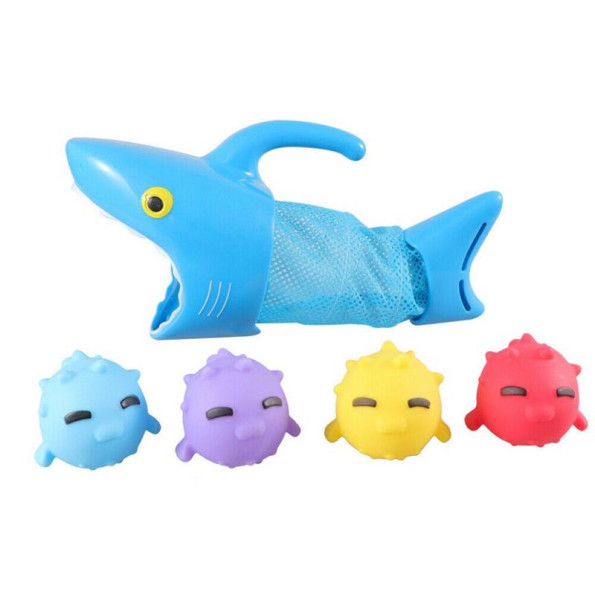 Игрушка для купания 630K акула-ловушка 31см, мячи-рыбки -
                                                        Фото 2