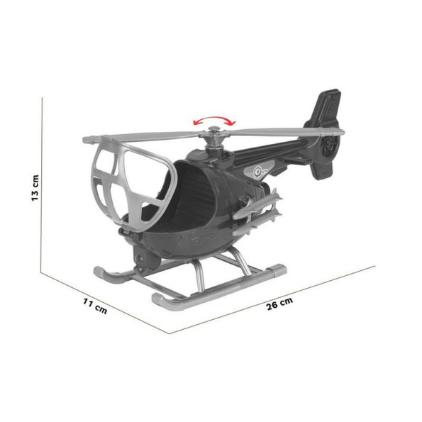Дитяча Іграшка "вертоліт" ТехноК 8508TXK, 26 см
