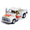 Машинка металлическая инерционная Pickup FORD F-100 (1956) Kinsmart KT5385FW 1:38 (Белый)