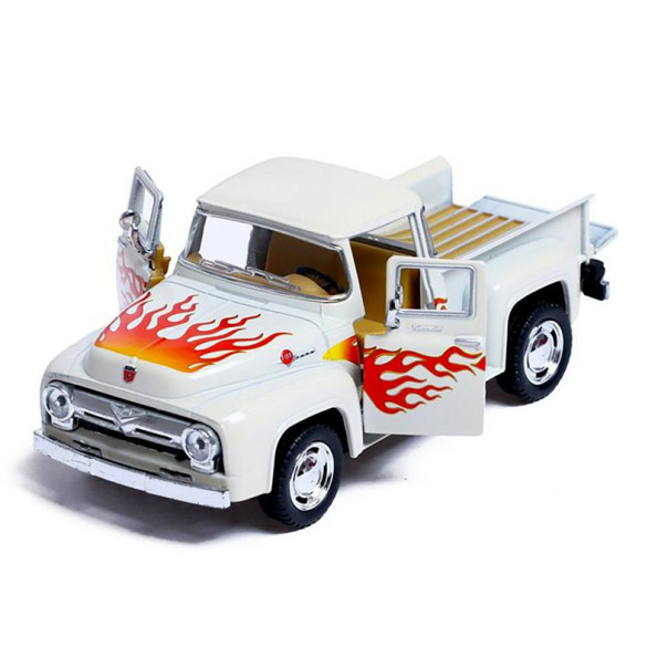 Машинка металлическая инерционная Pickup FORD F-100 (1956) Kinsmart KT5385FW 1:38 (Белый) Машинка металлическая инерционная Pickup FORD F-100 (1956) Kinsmart KT5385FW 1:38 (Белый)