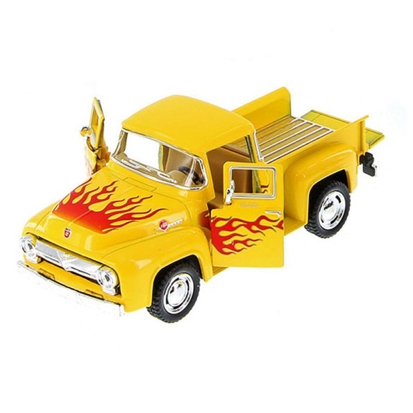 Машинка металева інерційна Pickup FORD F-100 (1956) Kinsmart KT5385FW 1:38 (Желтий) Машинка металева інерційна Pickup FORD F-100 (1956) Kinsmart KT5385FW 1:38 (Желтий)