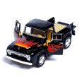 Машинка металлическая инерционная Pickup FORD F-100 (1956) Kinsmart KT5385FW 1:38 (Черный)