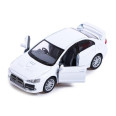 Автомодель легкова MITSUBISHI LANCER EVOLUTION X 1:36, 5'' (Белий)