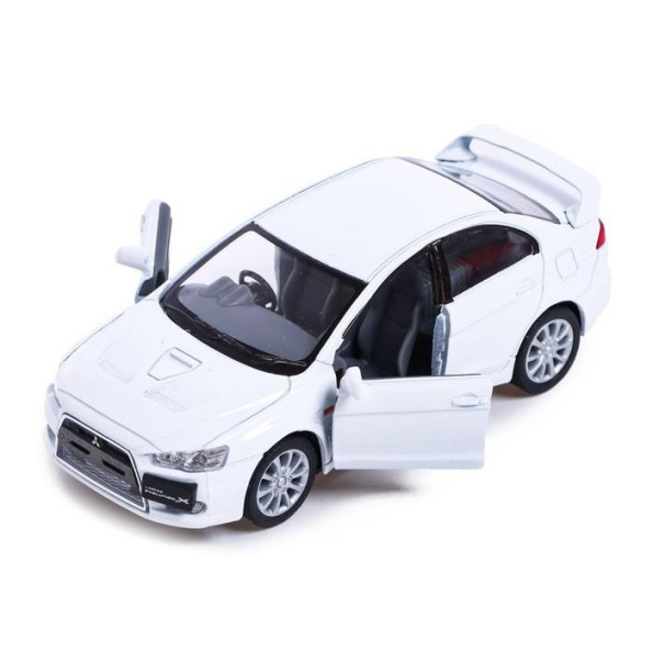 Автомодель легковая MITSUBISHI LANCER EVOLUTION X 1:36, 5'' (Белый) Автомодель легковая MITSUBISHI LANCER EVOLUTION X 1:36, 5'' (Белый)