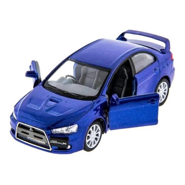 Автомодель легковая MITSUBISHI LANCER EVOLUTION X 1:36, 5 (Синий) Автомодель легковая MITSUBISHI LANCER EVOLUTION X 1:36, 5 (Синий)