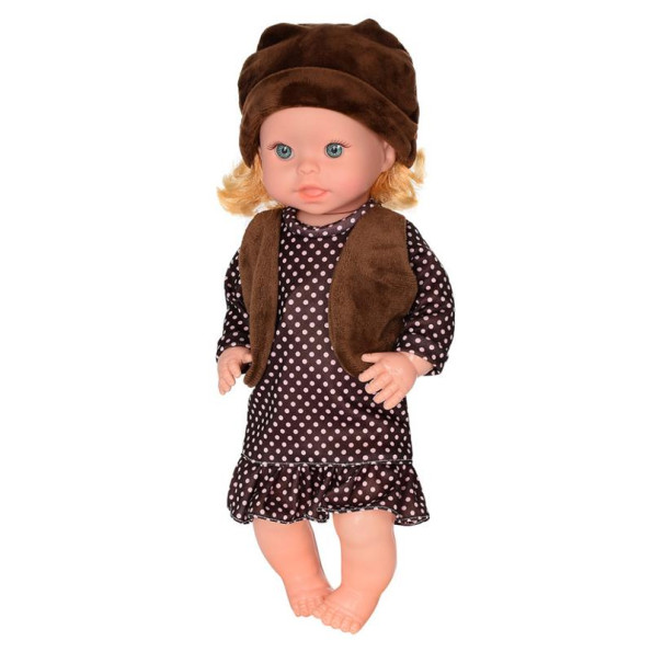 Детская кукла Яринка Bambi M 5602 на украинском языке (Коричневое платье) Детская кукла Яринка Bambi M 5602 на украинском языке (Коричневое платье)