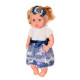Дитяча Лялька Яринка Bambi M 5603 на украинском язике (Синее с белим платье) -
                                                        Фото 1