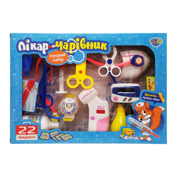 Ігровий набір Доктор-волшебник Limo Toy M 0462, 22 предмета (E) Ігровий набір Доктор-волшебник Limo Toy M 0462, 22 предмета (E)
