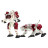 Детский игровой трансформер JUNFA E2001-8 робот+животное (Красная собака)