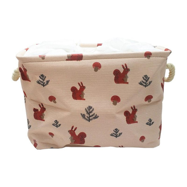 Корзина з хлопка Bambi CLR619 корзинки 35-25-26см (Белка) Корзина з хлопка Bambi CLR619 корзинки 35-25-26см (Белка)