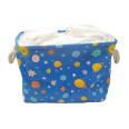 Корзина з хлопка Bambi CLR619 корзинки 35-25-26см (Космос)