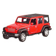 Детская машинка металлическая Jeep Wrangler Rubicon АВТОПРОМ 6616 масштаб 1:32 (Красный)