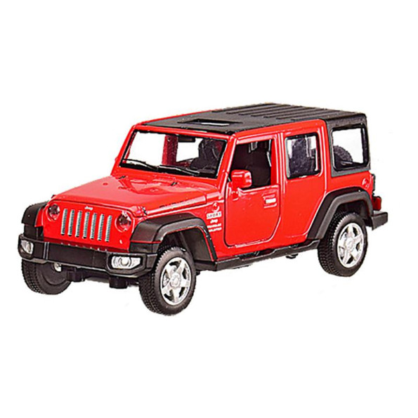 Детская машинка металлическая Jeep Wrangler Rubicon АВТОПРОМ 6616 масштаб 1:32 (Красный) Детская машинка металлическая Jeep Wrangler Rubicon АВТОПРОМ 6616 масштаб 1:32 (Красный)