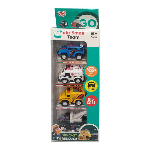 Набор игрушечных машинок JM52252, 4 машинки в наборе, коробка 9,1*4,2*26,8см (Желто-синий) Набор игрушечных машинок JM52252, 4 машинки в наборе, коробка 9,1*4,2*26,8см (Желто-синий)
