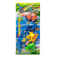 Игровой набор Рыбалка Bambi SFY-6129 удочка, рыбки, планшет (Синий)