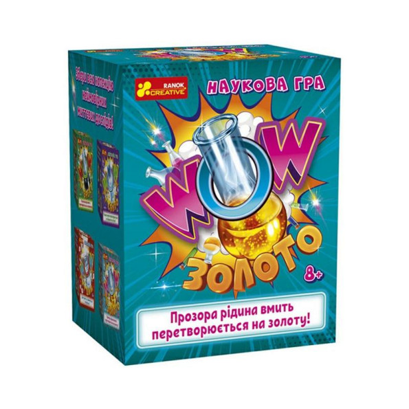 Детская научная игра WOW золото Ранок 10132103У на украинском языке Детская научная игра WOW золото Ранок 10132103У на украинском языке