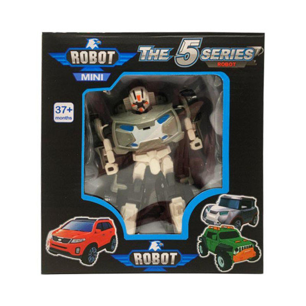 Игровой трансформер транспорт TOBOT W339, 12 видов (Серо-Белий)