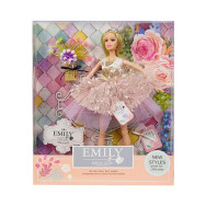 Кукла Emily QJ077B с букетом и аксессуарами (Золотой)