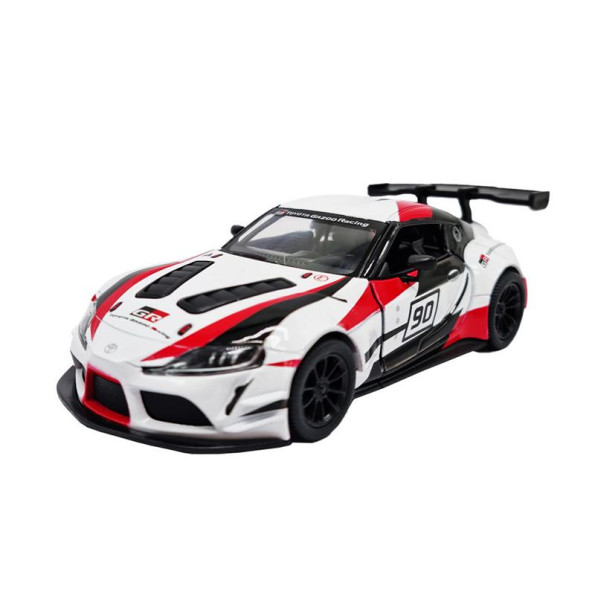 Металлическая машинка Toyota GR Supra Kinsmart инерционная, 1:36 (Белый) Металлическая машинка Toyota GR Supra Kinsmart инерционная, 1:36 (Белый)