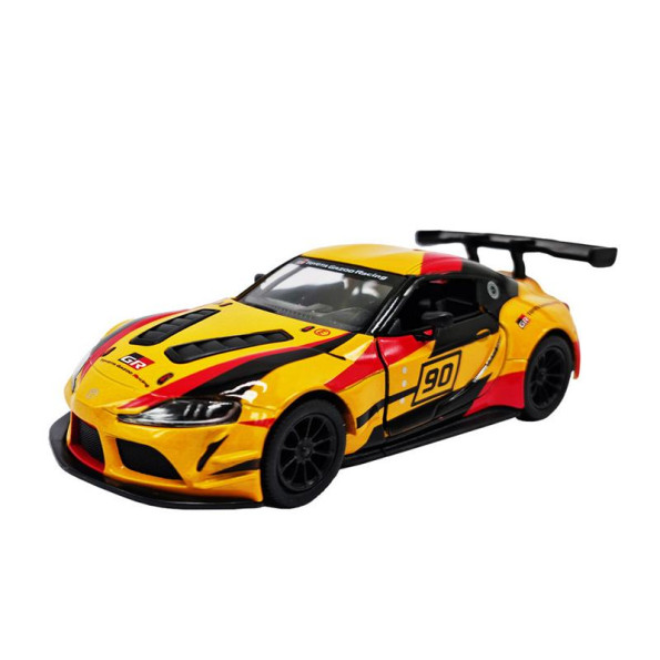 металева машинка Toyota GR Supra Kinsmart KT5421WF інерційна, 1:36 (Желтий) металева машинка Toyota GR Supra Kinsmart KT5421WF інерційна, 1:36 (Желтий)