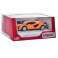 Инерционная машинка Lamborghini Sian FKP 37 Kinsmart KT5431W металлическая (Оранжевый)