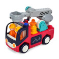 Дитяча Пожарная машинка Hola Toys E9998-HL со светом и звуком