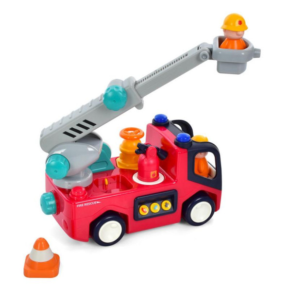 Дитяча Пожарная машинка Hola Toys E9998-HL со светом и звуком -
                                                        Фото 5