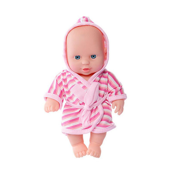 Детский игровой Пупс в халате Limo Toy 235-Q 20 см (Розовый)