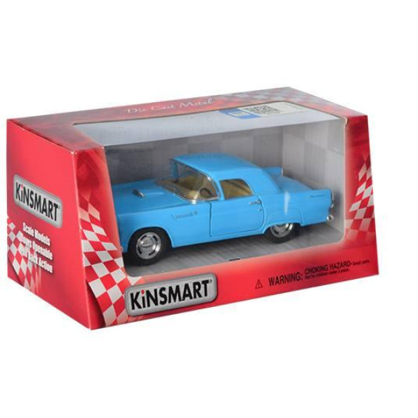 Машинка коллекционная FORD THUNDERBIRD KT5319W, инерционная (Синий)