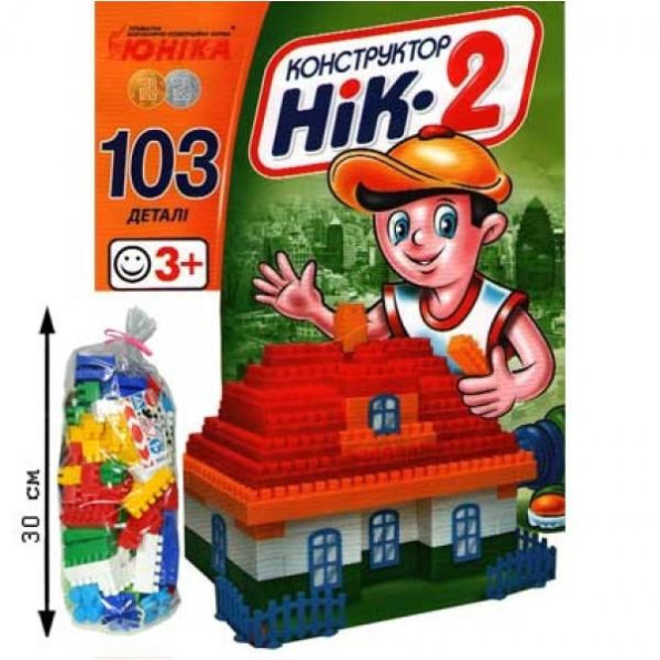 Дитячий конструктор НИК-2 70897, 103 большие детали -
                                                        Фото 2