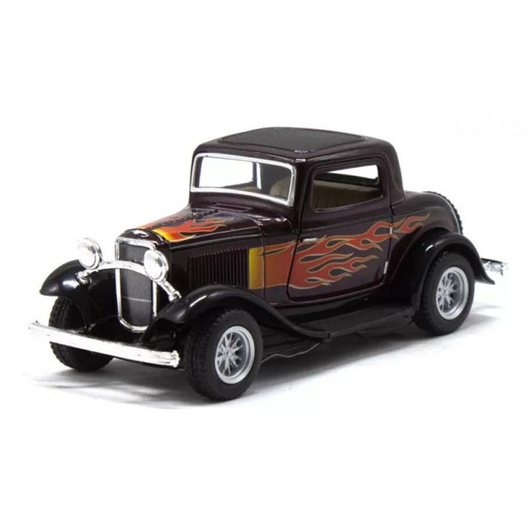 Детская модель машинки FORD COUPE KT5332FW инерционная (Черный) Детская модель машинки FORD COUPE KT5332FW инерционная (Черный)