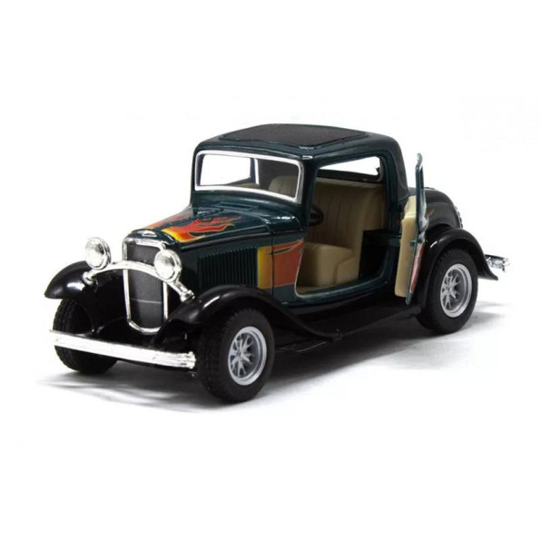 Детская модель машинки FORD COUPE KT5332FW инерционная (Зеленый) Детская модель машинки FORD COUPE KT5332FW инерционная (Зеленый)