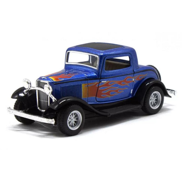 Детская модель машинки FORD COUPE KT5332FW инерционная (Синий)