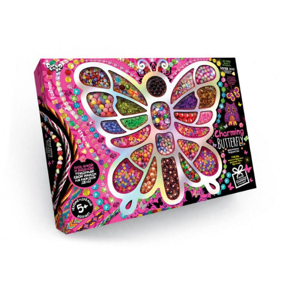 Набір бісера "Charming Butterfly" крупный бисер Набір бісера "Charming Butterfly" крупный бисер