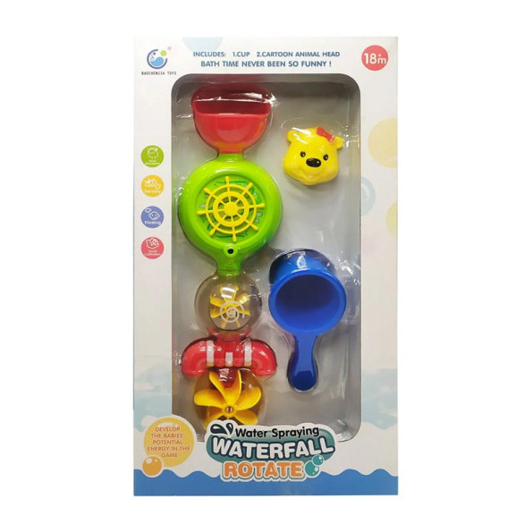 Іграшка для ванной Puzzle Water Fall 9907Ut (Зелений) Іграшка для ванной Puzzle Water Fall 9907Ut (Зелений)