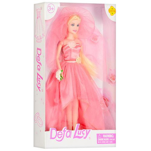 Детская кукла Невеста DEFA Bambi 8341, 29 см (Розовый) Детская кукла Невеста DEFA Bambi 8341, 29 см (Розовый)