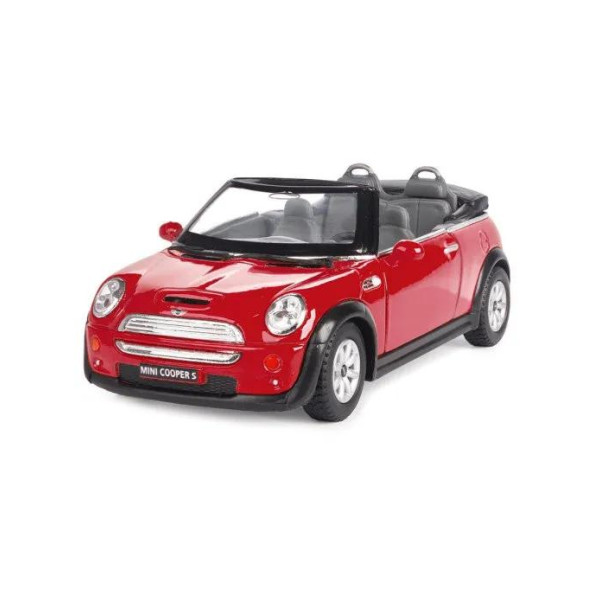 Детская коллекционная машинка Mini Cooper S Kinsmart KT5089W инерционная (Красный)