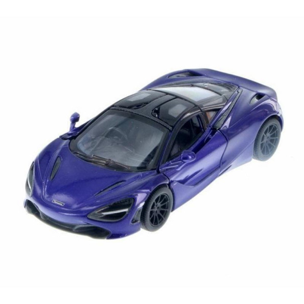Дитяча колекційна машинка McLaren 720S KT5403W інерційна (Фиолетовий)