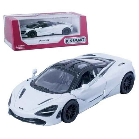 Детская коллекционная машинка McLaren 720S KT5403W инерционная (Белый) Детская коллекционная машинка McLaren 720S KT5403W инерционная (Белый)