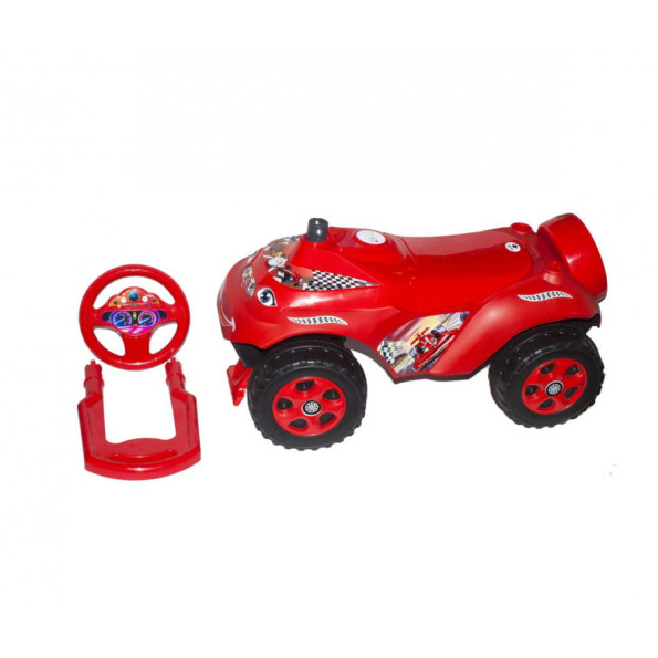 Машинка - каталка DOLONI TOYS Автошка із спинкою