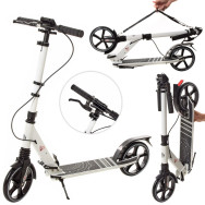 Самокат двухколёсный SR 2-058 с подножкой и ручным тормозом