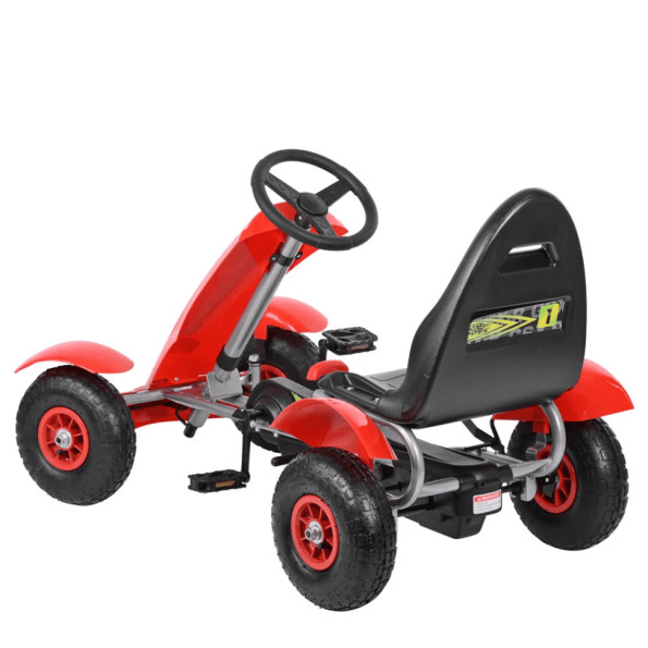 Веломобиль детский Bambi kart ручной тормоз Красный -
                                                        Фото 2