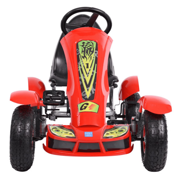Веломобиль детский Bambi kart ручной тормоз Красный -
                                                        Фото 4