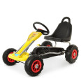 Велокарт детский Bambi kart ручной тормоз Желтый