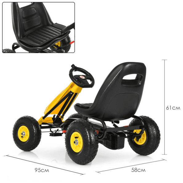 Велокарт дитячий Bambi kart M 3590AL-6 ручне гальмо -
                                                        Фото 2