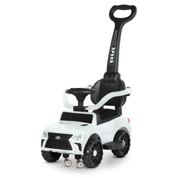 Каталка-толокар Bambi Racer M 4808EL-1 белый 2 в 1